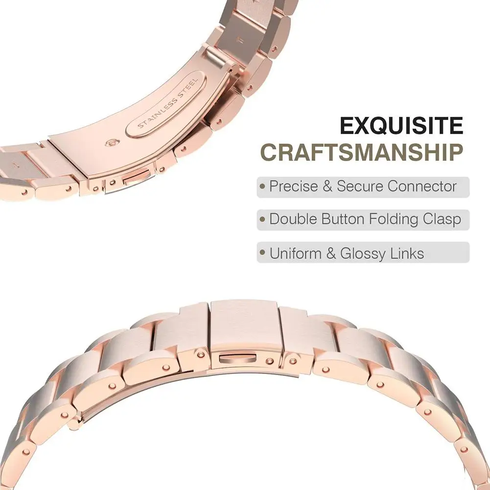 Сменный ремешок из нержавеющей стали металлический браслет аксессуары для Fitbit