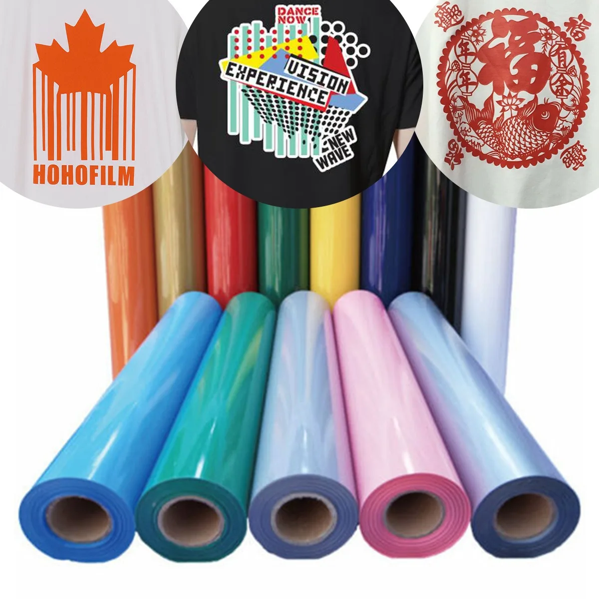 

20x100cm PU Heat Transfer HTV Lettering Film Heat Transfer Vinyl Clothing DIY Thermal Engraving Film