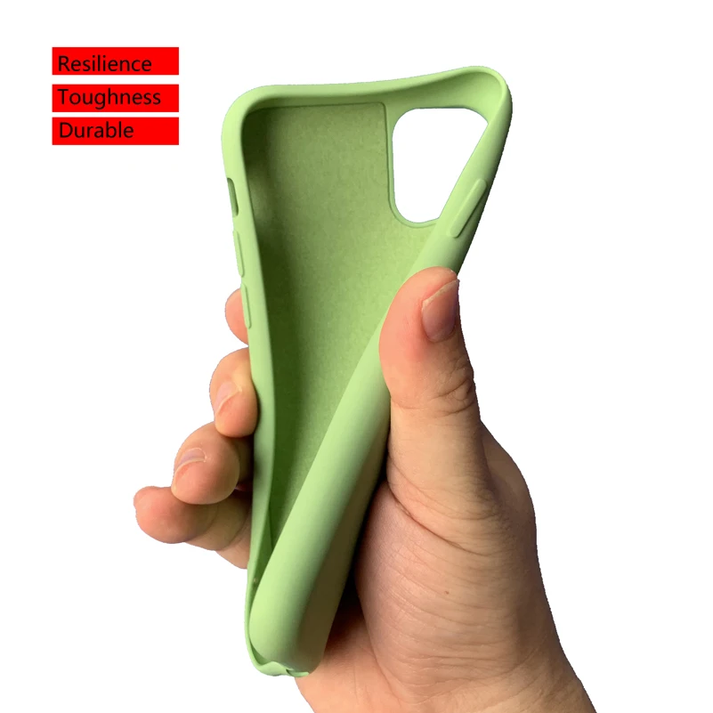 Multi-color Soft Liquid silicone Phone Case For Apple iPhone 11 case pro Max Odorless and non-toxic for iPhon Pro | Мобильные