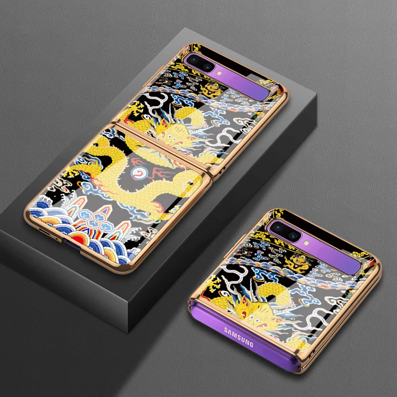 

Флип-чехол для телефона Samsung z700n, защитная крышка, искусственное стекло f7070, f7000, модный бренд, индивидуальность