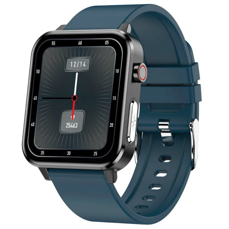 

Умные часы PPG ECG для мужчин и женщин, цифровые спортивные часы с браслетом, давление, кислород, температура тела, умные часы E86, Android, Ios, 2021