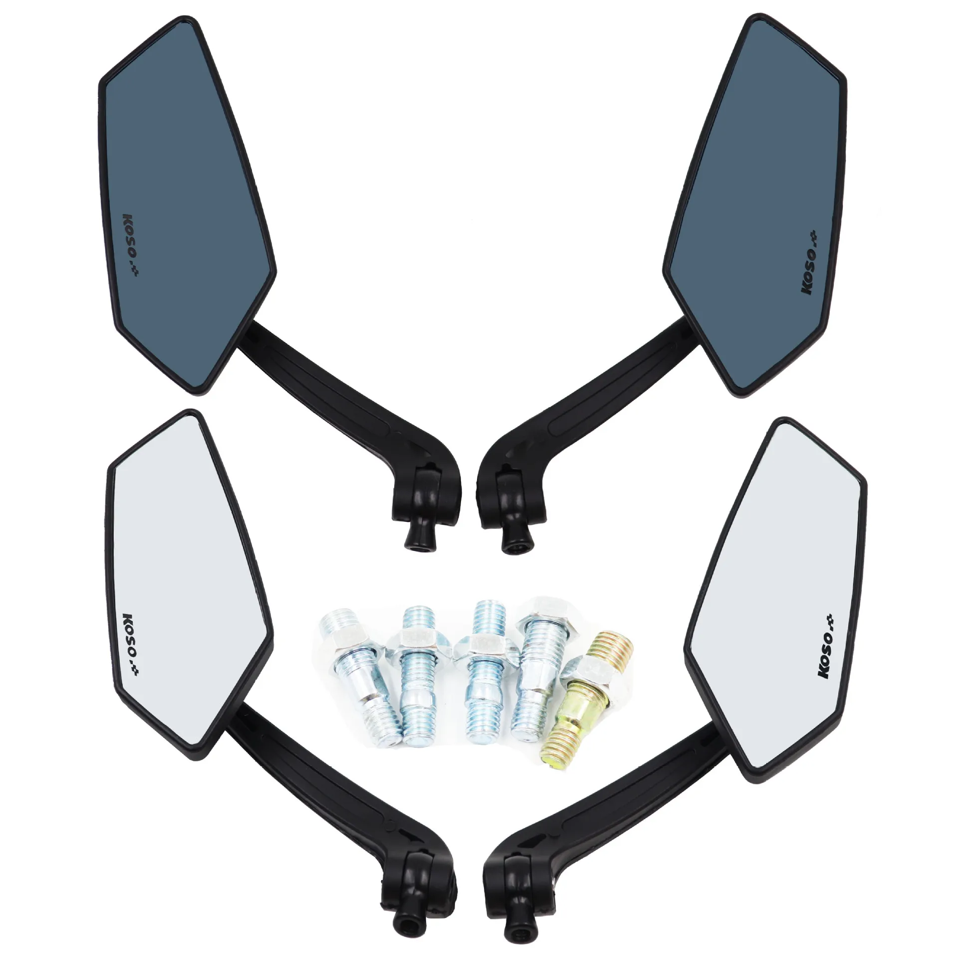 Мотоциклетное универсальное зеркало KOSO скутер E-Bike Cafe Racer Ретро Зеркала заднего