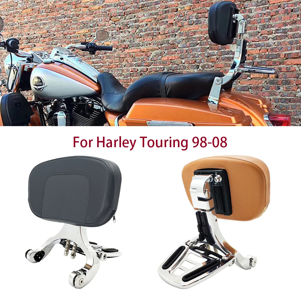 Мотоциклетная многофункциональная спинка пассажирского водителя для Harley Touring Road King Road Glide Street Glide FLHRC 1998-2008