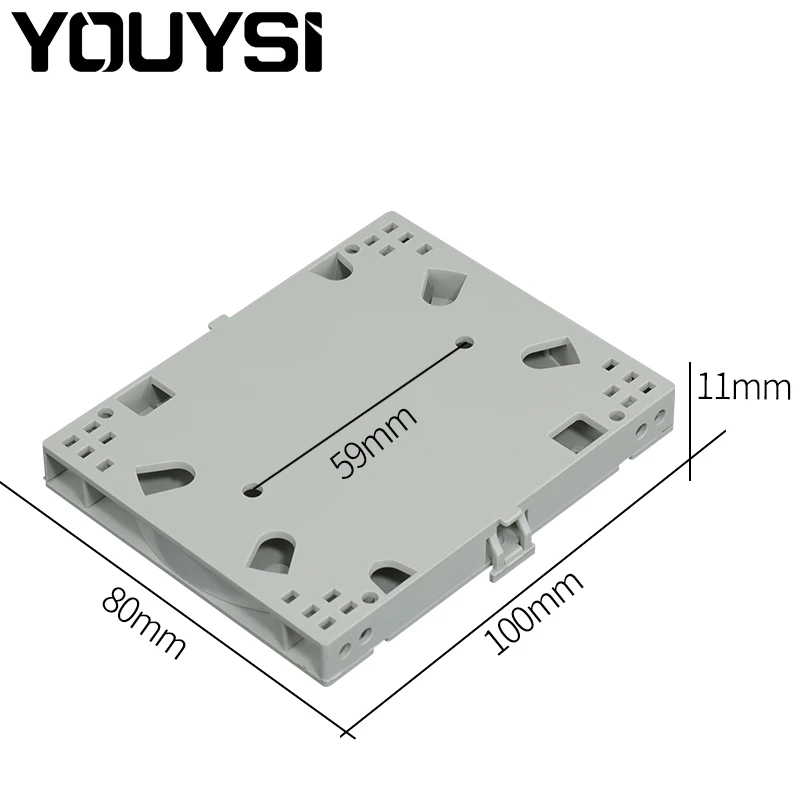 YOUYSI 10pcs Small Fiber Splice Tray for 12 Cores Fiber/FTTH Optics Cassette |