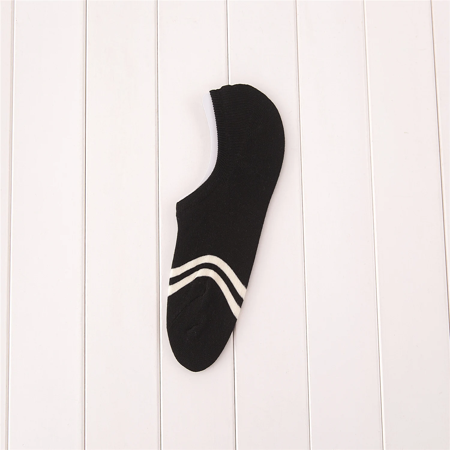 Новые весенне летние женские невидимые носки с двумя полосками хлопковые