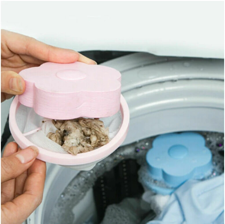 

1 Pcs Mesh Filter Bag Floating Washing Machine Wool Filtration Hair Removal Device House Cleaning Laundry Ball