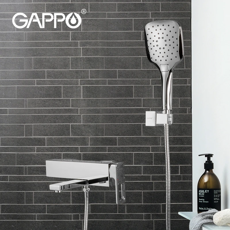 

Настенный хромированный смеситель GAPPO G3018, кран «Водопад» для ванной комнаты