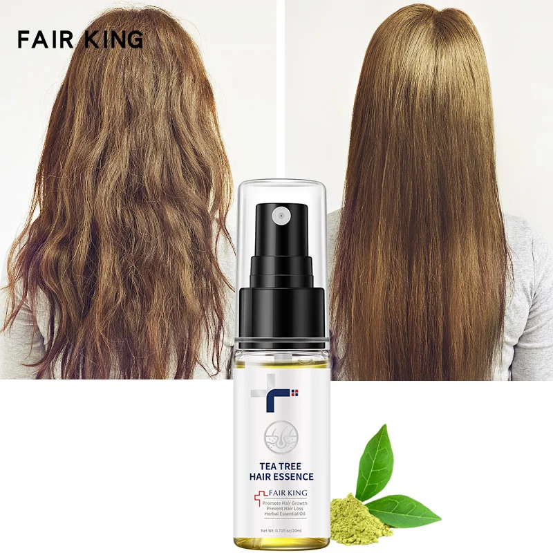 

FAIR KING Tea Tree Hair Growth Essence Hair Loss Products Essential Oil Liquid Treatment Preventing Hair Loss Hair Care Products