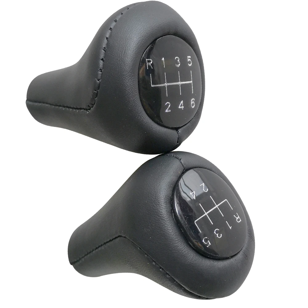 Ручка переключения передач из натуральной кожи 3d логотип для BMW E90 E60 E39 E36 E46 E87 E30 X5