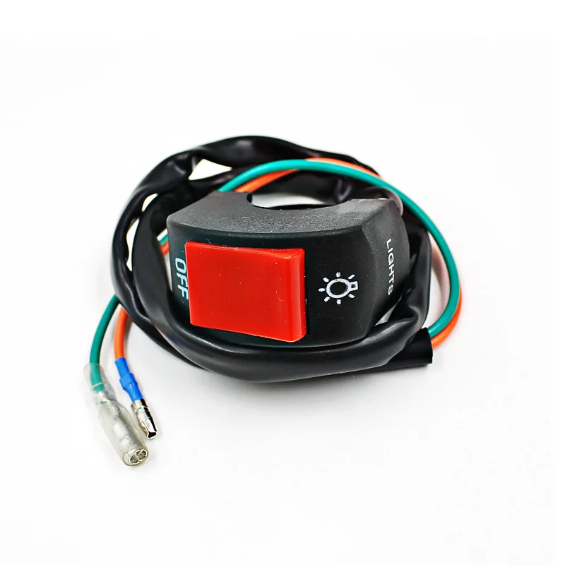 

Мотоцикл электромобиль модифицированный головной светильник переключатель туман светильник переключатель 2,2-2,5 мм ручки Установка общего ...