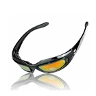 Очки с маргаритками мужские, тактические военные армейские поляризационные солнцезащитные, для охоты, стрельбы, страйкбола, в оригинальной коробке, с 4 линзами