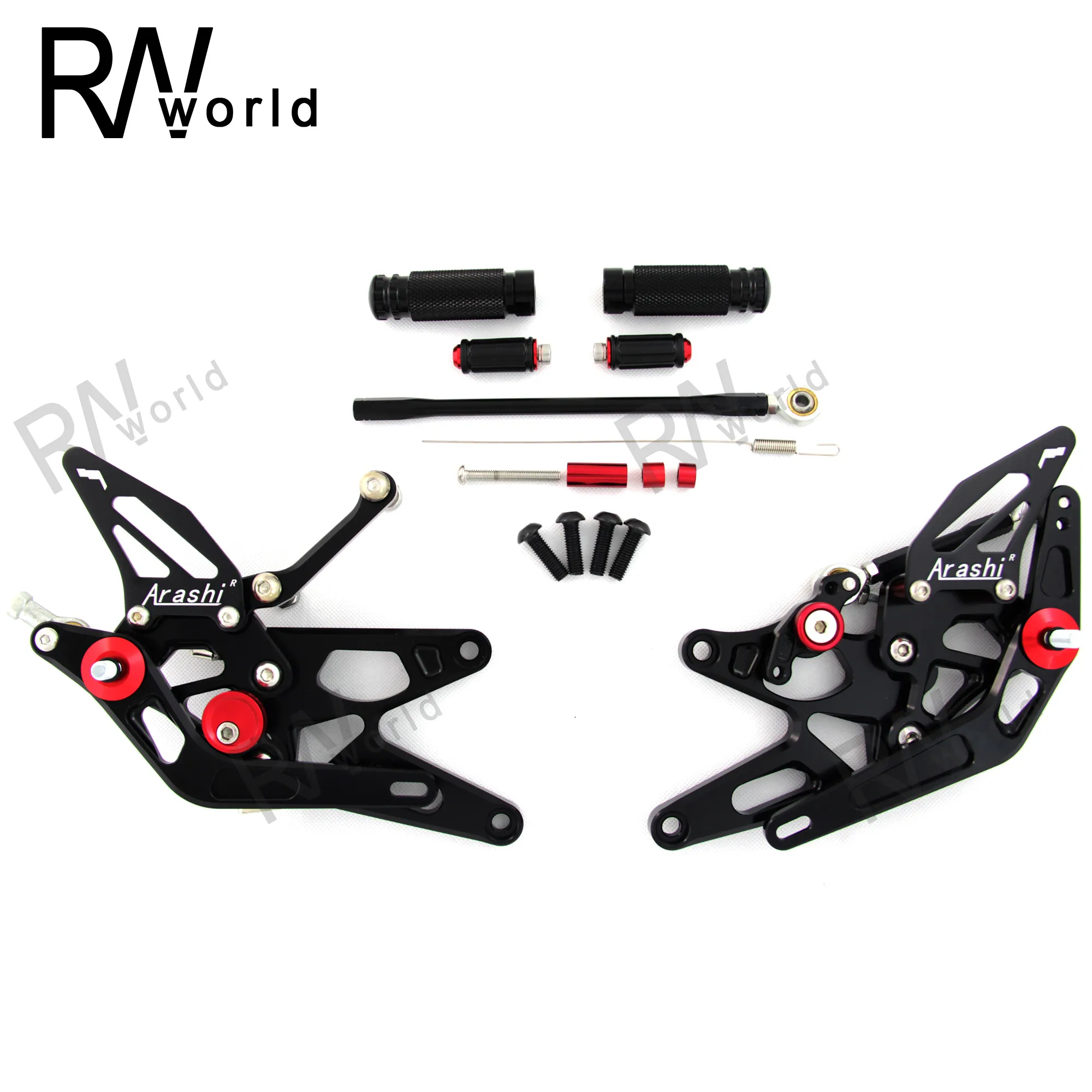 Мотоцикл Rearsets Подножка для YAMAHA YZF R1 05-06 CNC регулируемый задний комплект педаль YZFR1