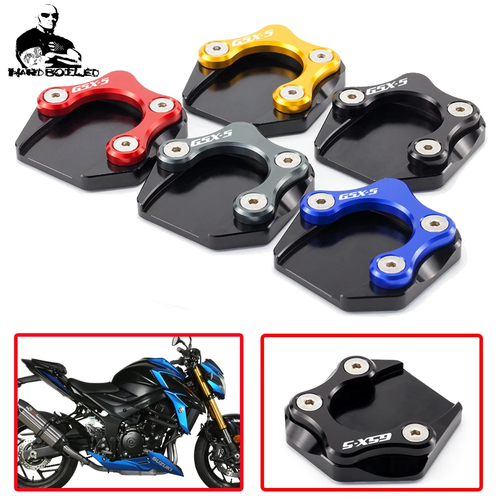 GSX S750 мотоциклетная подставка увеличитель боковая удлинительная пластина для