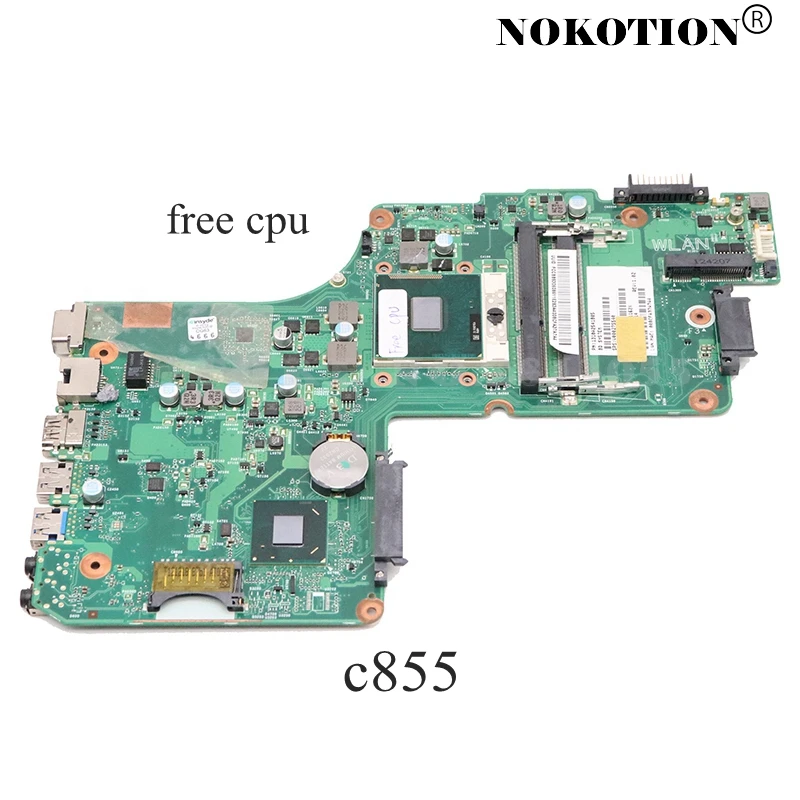 NOKOTION V000275540 для TOSHIBA Satellite C855 материнская плата ноутбука DK10F 6050A2541801 MB A02 PGA989 SJTNV HM70 DDR3