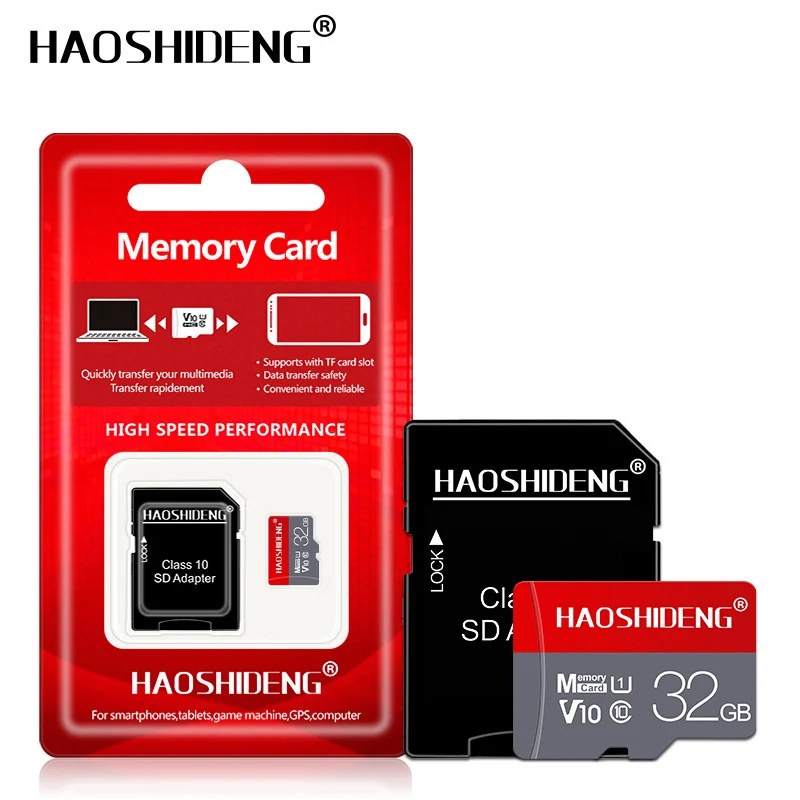 32GB Class 10 Micro SD карта класс 10 64 Гб 128 ГБ SDXC флэш-карты памяти 4 ГБ 8 ГБ 16 ГБ 32 ГБ SDHC cartao de memoria Microsd TF карта для смартфона - Емкость: 32GB Class 10
