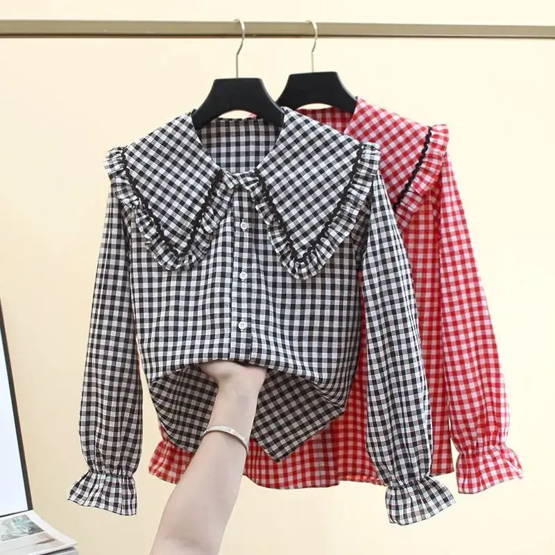 2020 женские весенне-летние стильные шифоновые блузки рубашки повседневные с