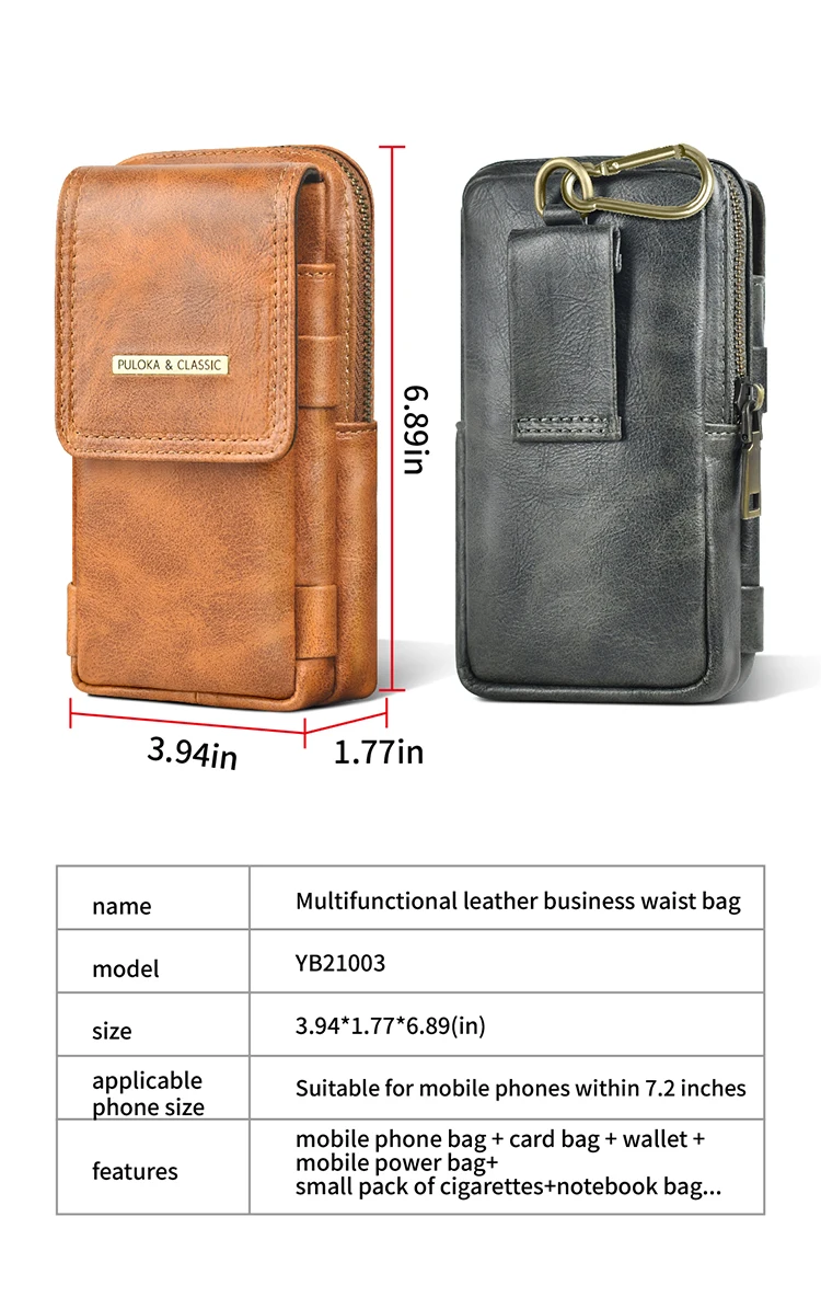 Чехол-кобура с клипсой для пояса для мобильного телефона iPhone 14 13 12 11Pro Max XS Dual Pouch мужской поясной кошелек для смартфона.