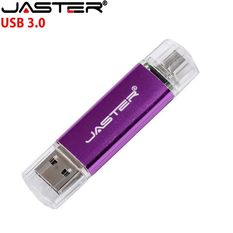 JASTER D101 USB 3 0 флеш накопители высокая скорость OTG Pendrive 8 гб 16 32 64 128 двойной интерфейс