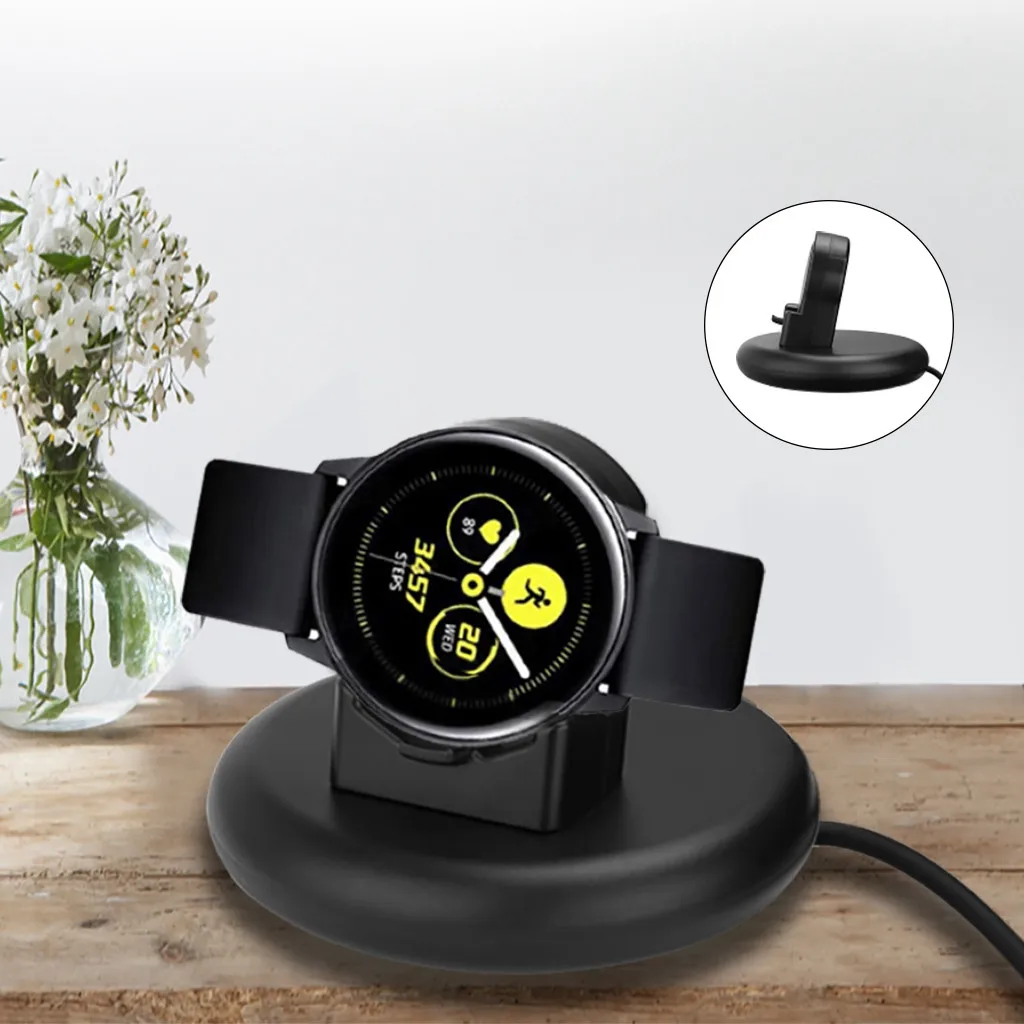 Новое портативное беспроводное быстрое зарядное устройство для samsung Galaxy Watch Active 40