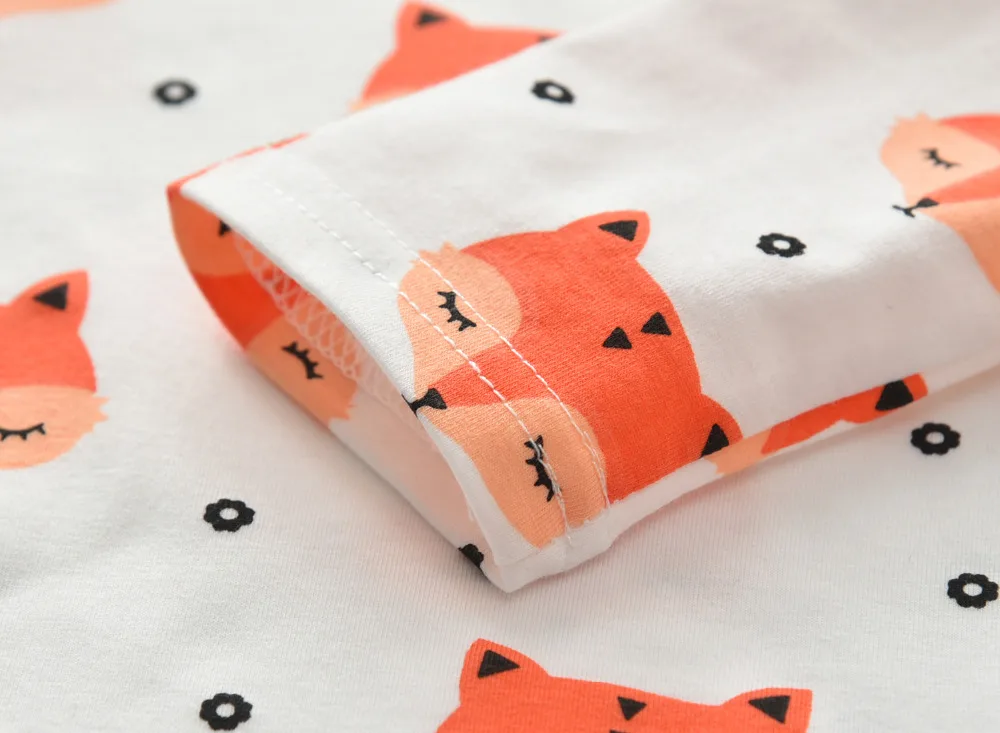 2 шт./комплект платье с длинным рукавом и принтом лисы повязка на голову | Мать