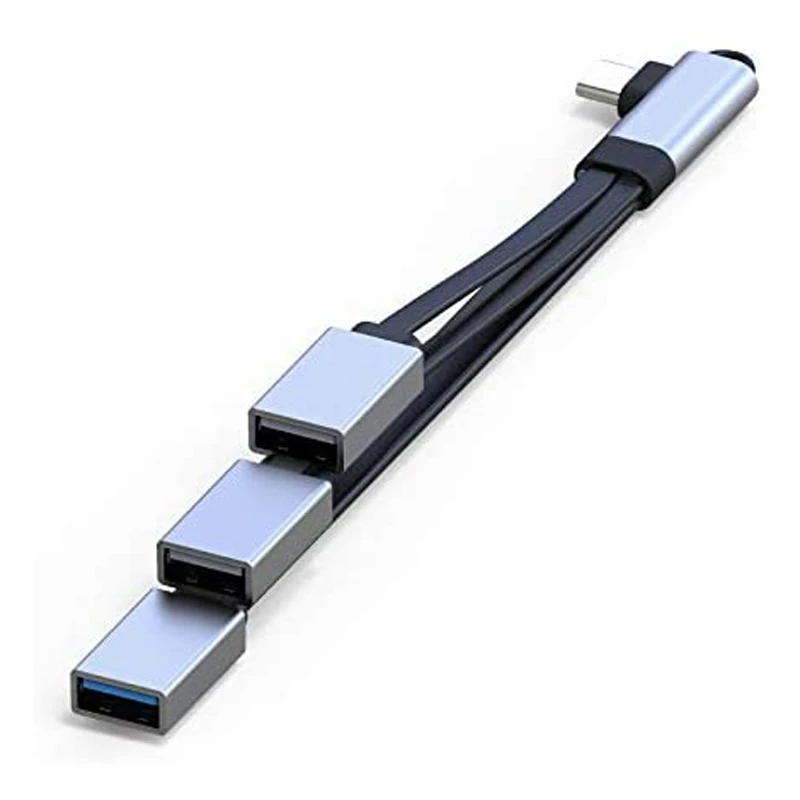 USB C концентратор кабель Type OTG адаптер с 3 usb портами портативный удлинитель для