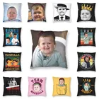 Модная забавная наволочка для диванной подушки Hasbulla Magomedov, домашний декор, квадратная наволочка для дивана в стиле хасбуллы