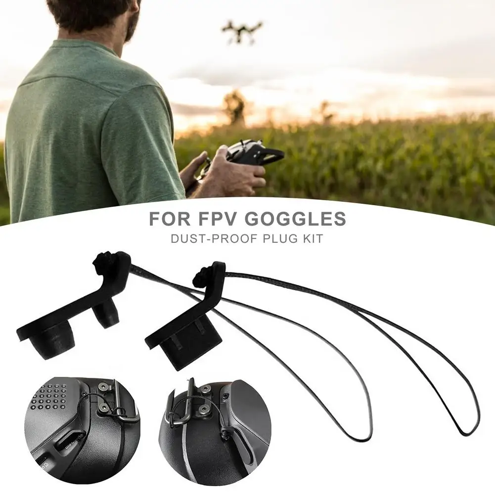 Dust-proof Plug Kit VR Video Glasses Accessories For DJI FPV Goggles Drone Accessories Drop Shipping/ Wholesale