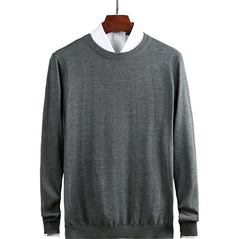 Мужской свитер вязаный с треугольным вырезом теплый зимний | Мужская одежда