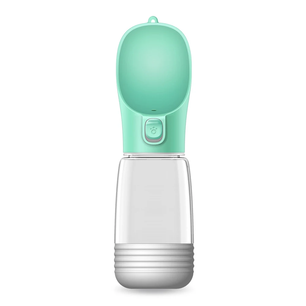 Новая бутылка для воды собак портативная кормушка миска питомцев на открытом