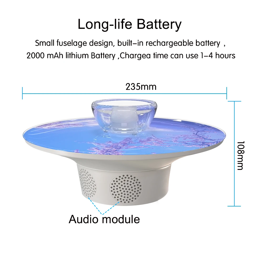 

Multifunction Aroma Air Humidifier Smart Water Tank UV Sterilization Wifi Bluetooth Radio FM Aromatherapy JK-A02