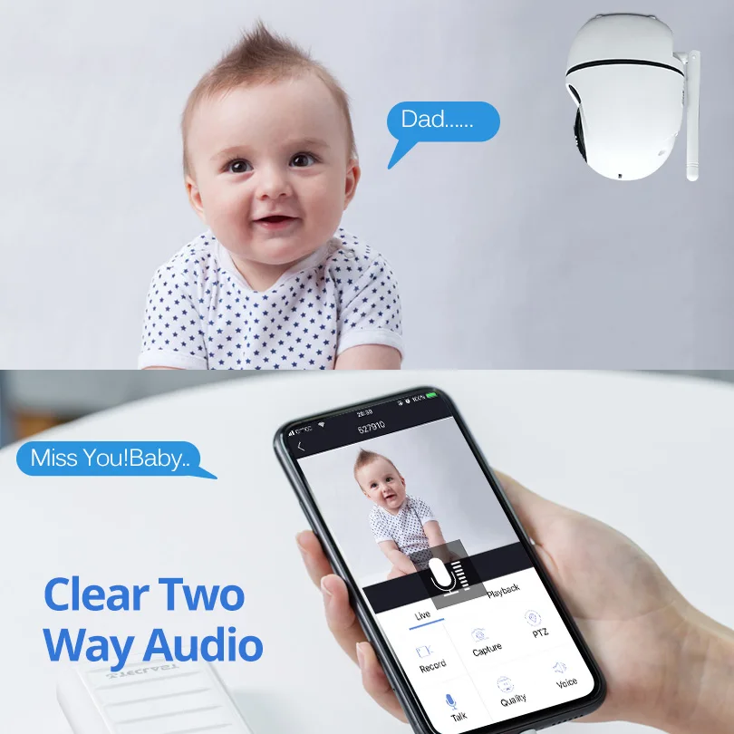 Weтранс 1080P IP Wifi камера Мини HD автоматическое отслеживание ONVIF прибор ночного видения Детский Монитор умный cctv домашняя беспроводная камера безопасности