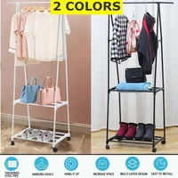 multifunction simple coat rack removable clothes hanging hanger floor stand coat rack clothes hanging shelf stand holder shelf