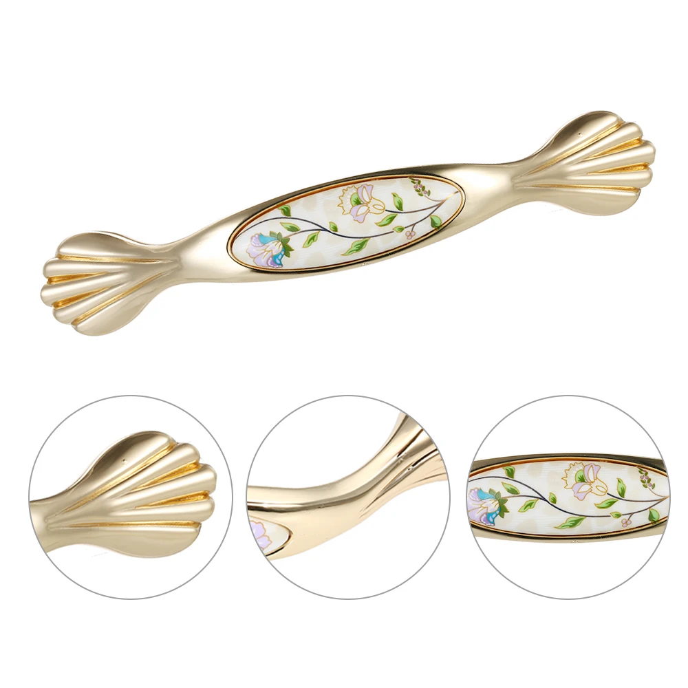 Ручки для шкафа дверные ручки керамика из сплава на основе цинка Мебель Потяните