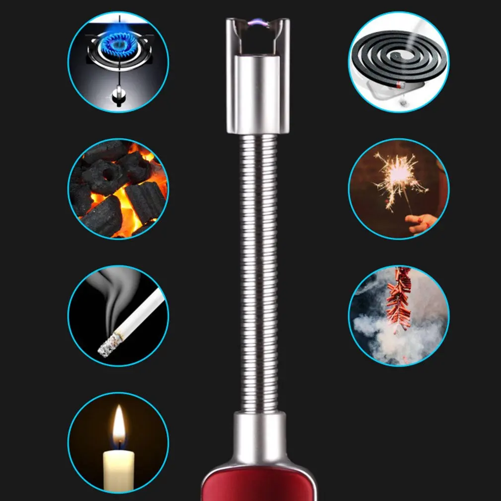USB Pulse для приготовления пищи зажигалка кемпинга шланг электрическая