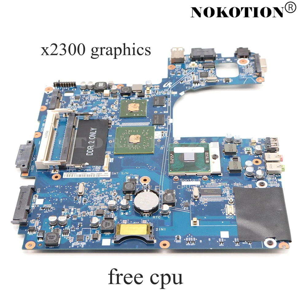 NOKOTION материнская плата для ноутбука Samsung R60 NP X2300 графика BA92 04849A 04849B 04850A 04850B