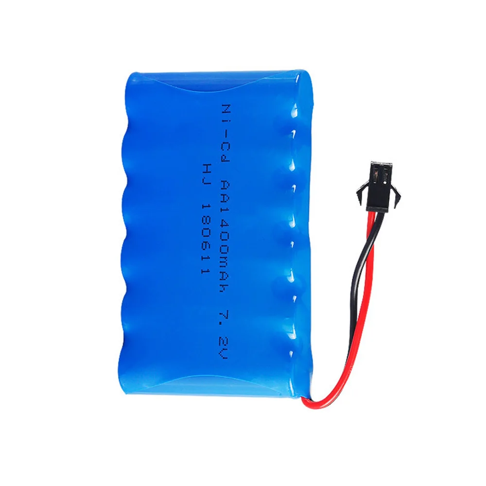 7 2 V 1400 mAh AA Ni-CD аккумулятор SM/JST/EL-2P/штекером TAMIYA для RC игрушки машины лодки