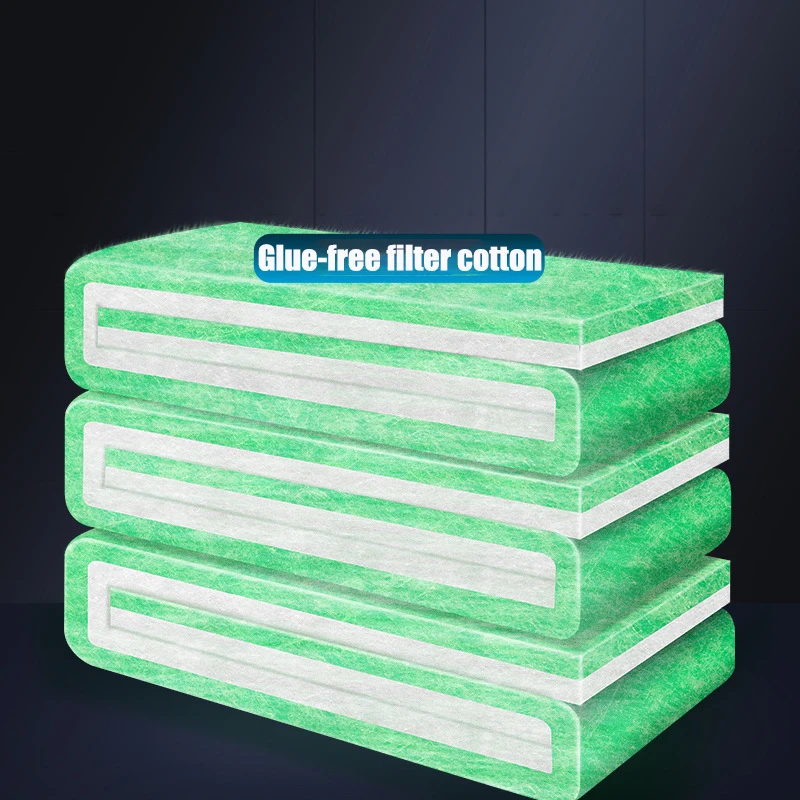 Фильтр для аквариума хлопковый очиститель воды высокой плотности фильтр зеленый