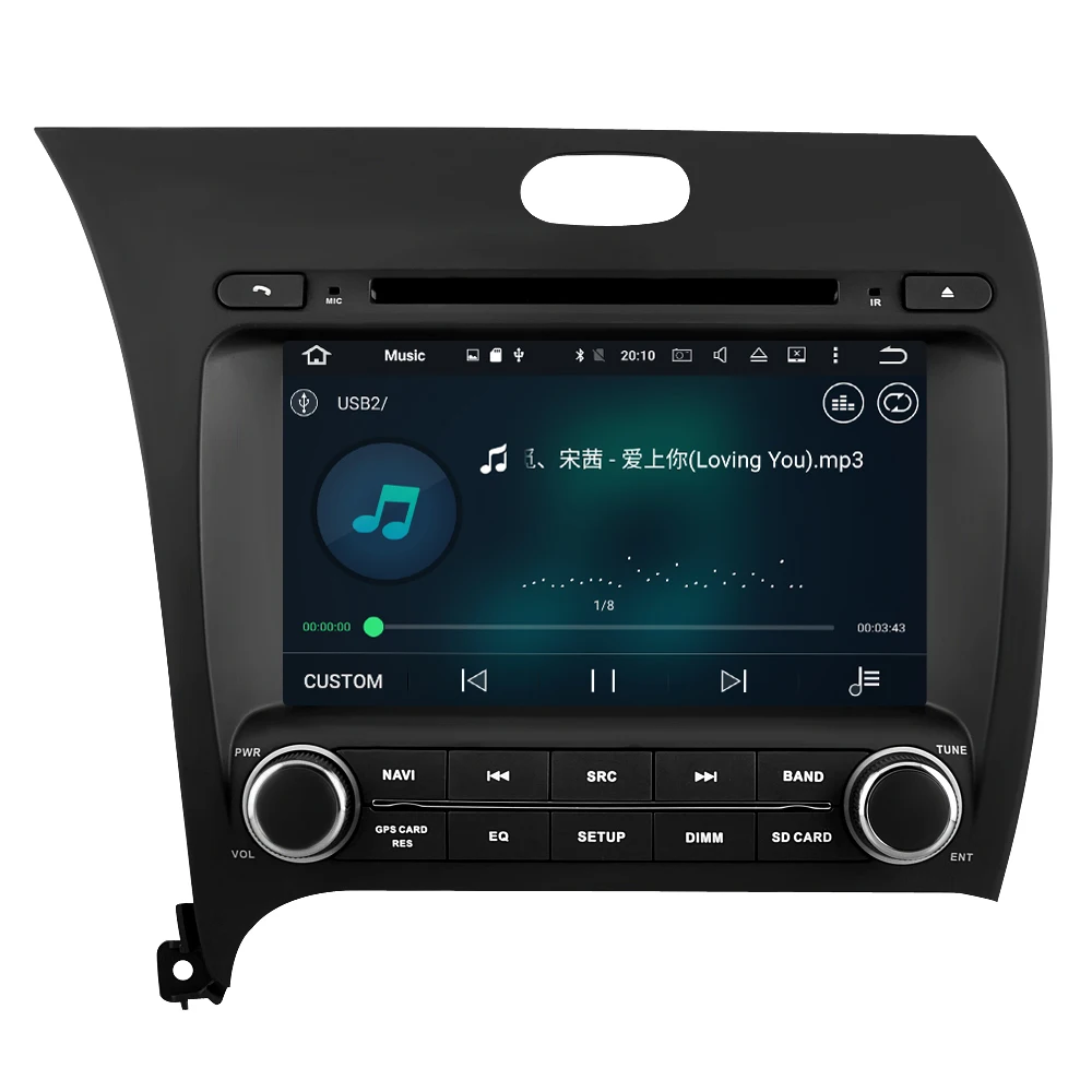 Автомобильный радиоприемник Android10.0 DVD мультимедийный плеер для Kia Cerato Forte 2013 2016