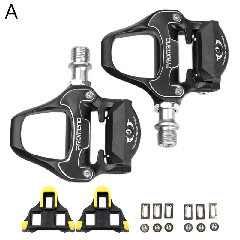

Road Bike Pedals SPD KEO Pedal Components Self-locking Bicycle Pedal with Cleats 53CD