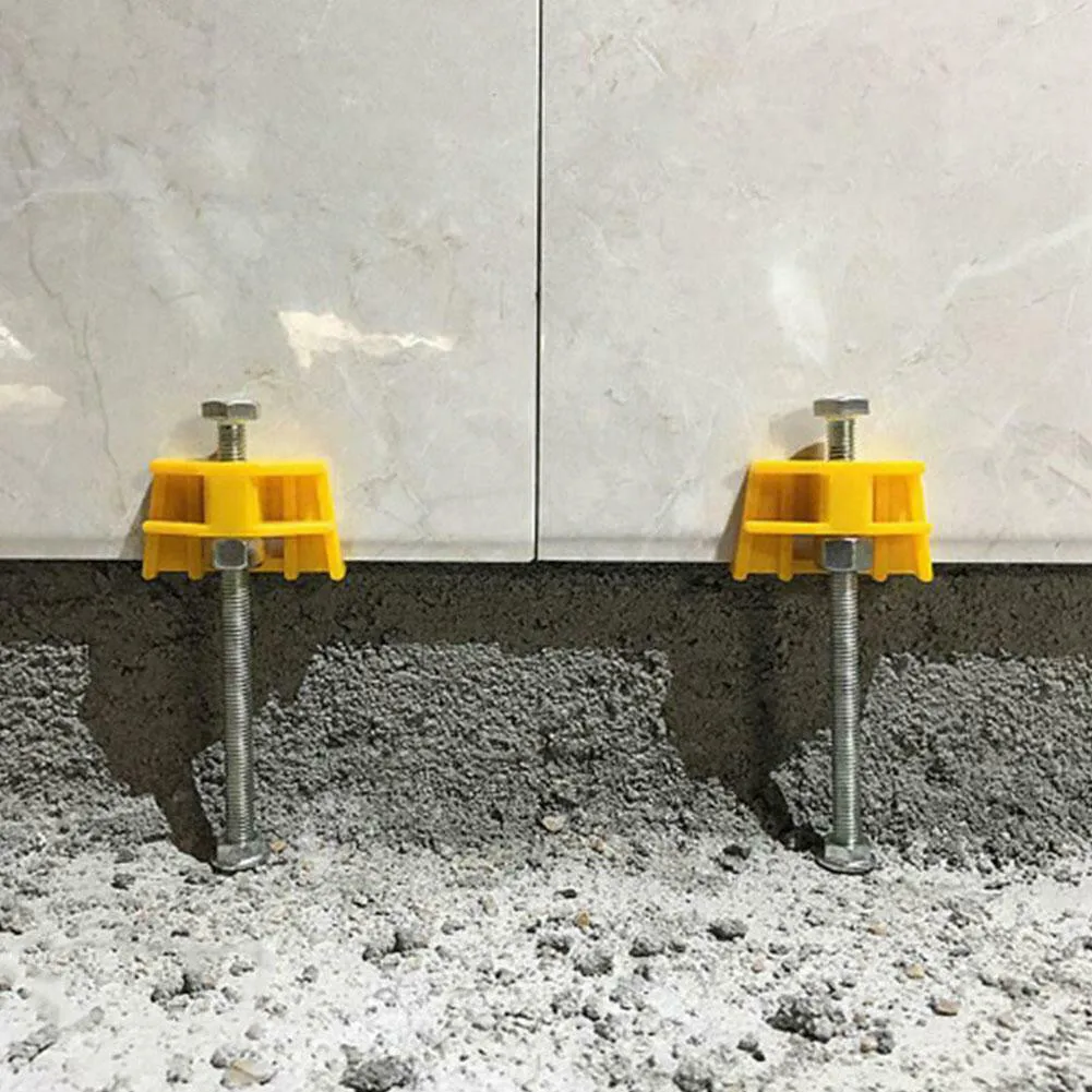 

Wall Tile Leveler Leveling Spacer Height Adjuster Locator 12x5.5cm Adjustment Positioner Leveler Ceramic Fine Thread Rising