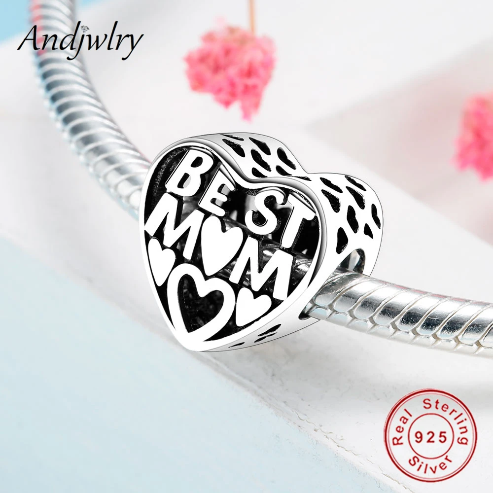 Подходит для оригинальных шармов браслетов серебряные бусины 925 пробы лучшие