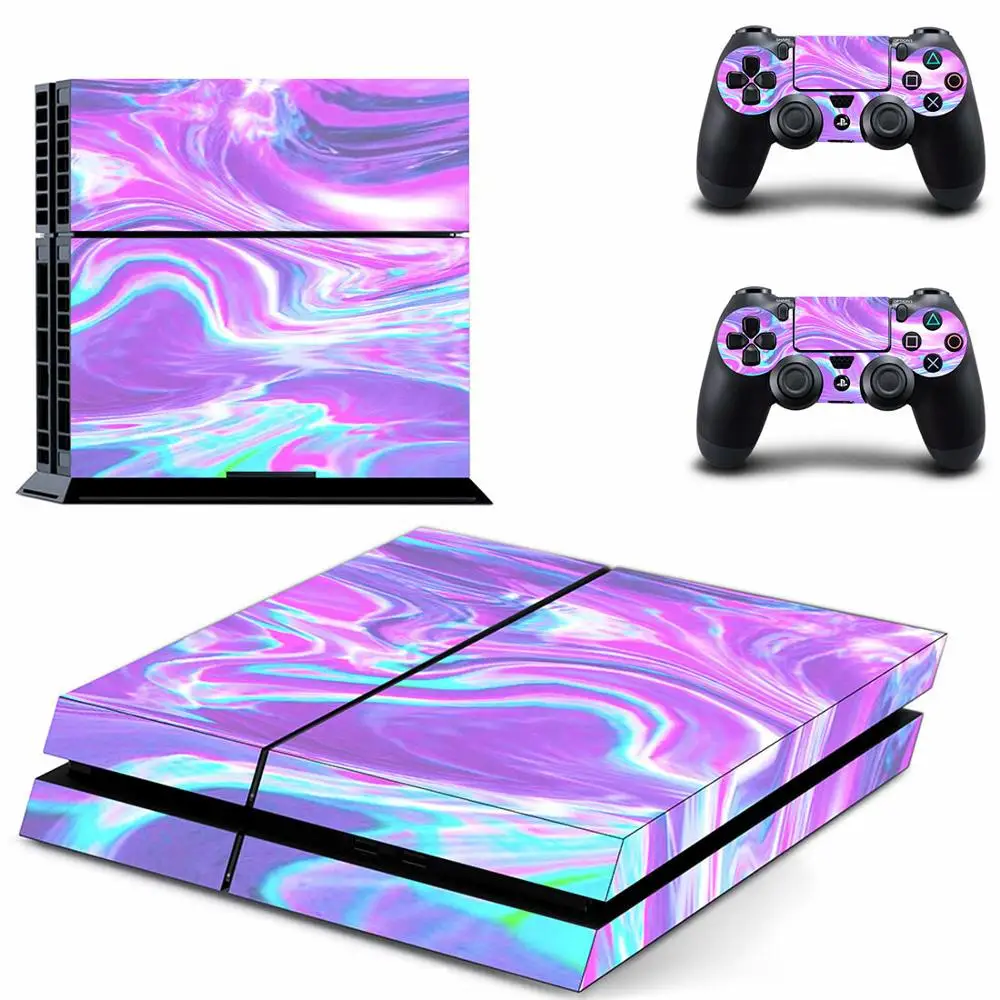 Marble Stone PS4 Stickers Play station 4 Skin PS 4 Sticker Decal Cover For PlayStation 4 PS4 Console & Controller Skins Vinyl