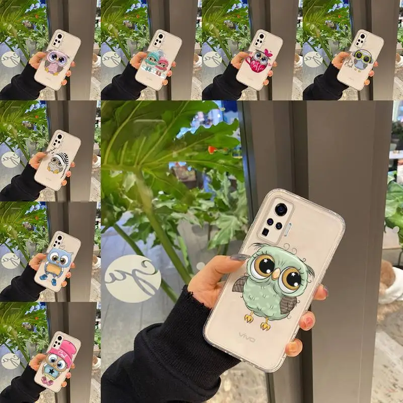 

Cartoon Girl Gifts Cute Owl lovers Phone Case Transparent For VIVO NEX V Z Y X 17 15 11 9 6 5 3 1 i S MAX PRO X 20SE Soft TPU