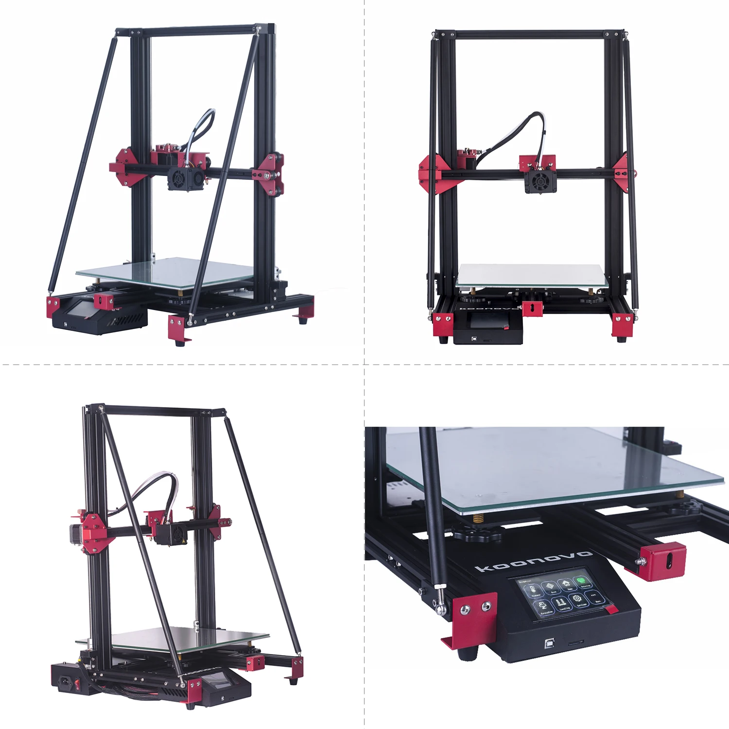 Набор для сборки 3D принтера бесшумная печать цельнометаллический экструдер