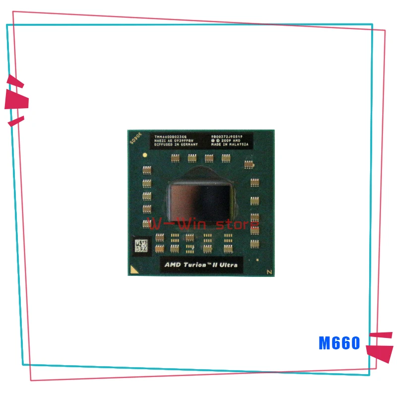 AMD Turion II Ультра двухъядерный мобильный M660 2 7 ГГц двухпотоковый ЦПУ процессор