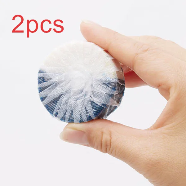 2pcs Xiaomi Mijia Clean-n-fresh двойной эффект туалетный блок независимая Водорастворимая пленка упаковка Анионный активный фактор Глубокая чистка - Цвет: 2pcs