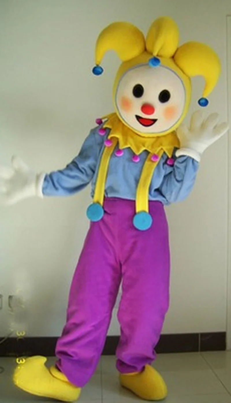 Костюм-талисман клоуна пушистые костюмы для косплея вечеринки игры пушистый