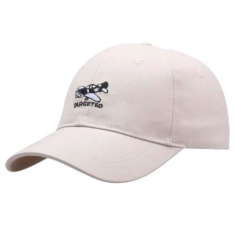 Новейшая винтажная бейсбольная кепка с буквами Регулируемая вышивка козырька