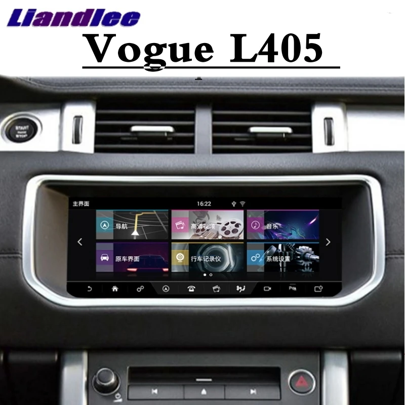 Автомобильный мультимедийный плеер Liandlee NAVI CarPlay для Land Rover Range Vogue L405 2012 ~ 2019 радио