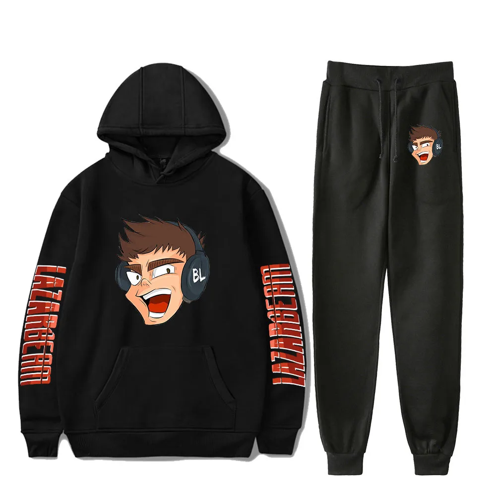

LazarBeam Two Piece Set Women Men Long Sleeve Hoodies+Jogger Pants Fashion Hot Sale Casual Streetwear Clothes